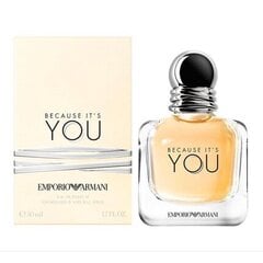 Парфюмированная вода для женщин Emporio Armani Because It´s You EDP, 50 мл цена и информация | Женские духи | pigu.lt