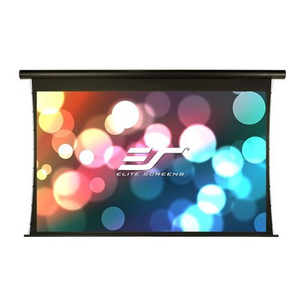 Elite Screens Saker Tab-Tension Series SKT120UHW-E10 Diagonal 120 ", 16:9, Viewable screen width (W) 266 cm, Black kaina ir informacija | Projektorių ekranai | pigu.lt