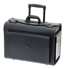 Mažas lagaminas Davidts, 44 l, juodas kaina ir informacija | Lagaminai, kelioniniai krepšiai | pigu.lt