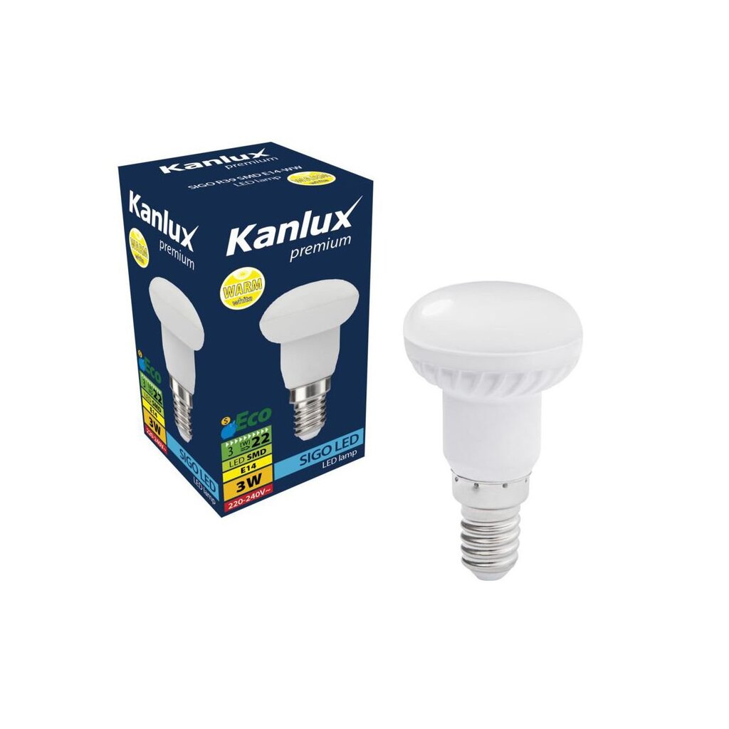 LED lemputė SIGO KANLUX E14 3W 240lm kaina ir informacija | Elektros lemputės | pigu.lt