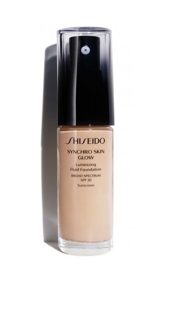 Makiažo pagrindas Shiseido Synchro Skin Luminizing SPF 20 30 ml, Rose 2 цена и информация | Makiažo pagrindai, pudros | pigu.lt