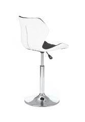 2-jų baro-pusbario kėdžių komplektas Halmar Matrix 2, juodas/baltas kaina ir informacija | Virtuvės ir valgomojo kėdės | pigu.lt