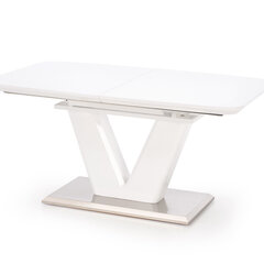 Išskleidžiamas stalas Halmar Mistral, baltas kaina ir informacija | Virtuvės ir valgomojo stalai, staliukai | pigu.lt