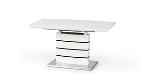 Складной cтол Halmar Nord, белый/черный цена и информация | Кухонные и обеденные столы | pigu.lt
