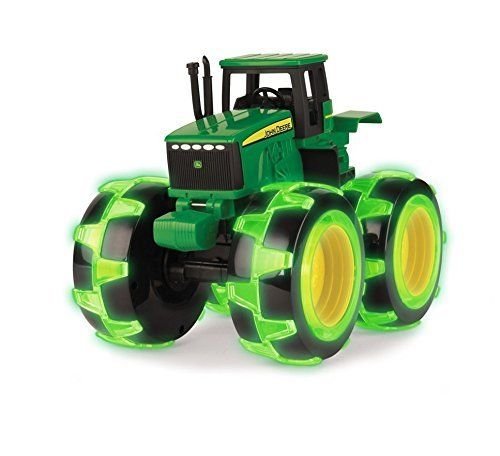 Traktorius su šviečiančiais ratais John Deere Monster, 46434B kaina |  pigu.lt