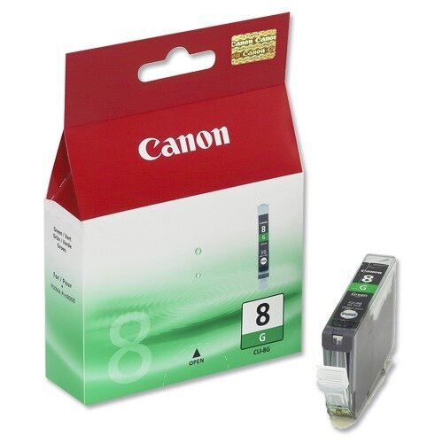 Canon Ink Cartridge CLI-8G, Žalia цена и информация | Kasetės rašaliniams spausdintuvams | pigu.lt