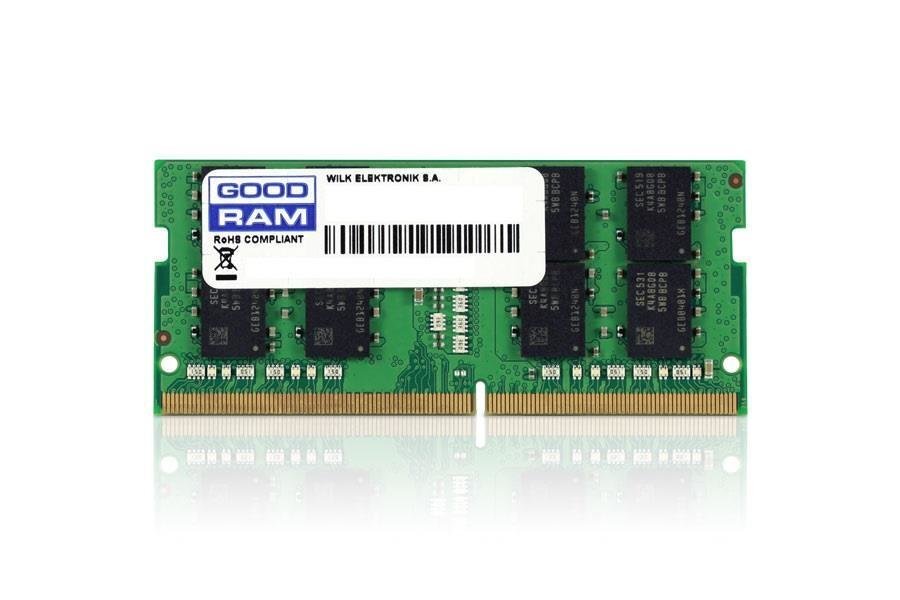 GoodRam DDR4 SODIMM 8GB 2400MHz CL17 (GR2400S464L17S/8G) kaina ir informacija | Operatyvioji atmintis (RAM) | pigu.lt