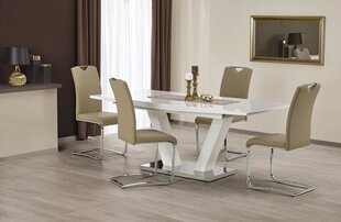 Išskleidžiamas stalas Halmar Vision, baltas kaina ir informacija | Virtuvės ir valgomojo stalai, staliukai | pigu.lt