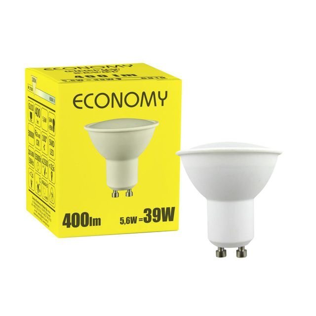 LED lemputė Economy GU10 5W 400lm цена и информация | Elektros lemputės | pigu.lt