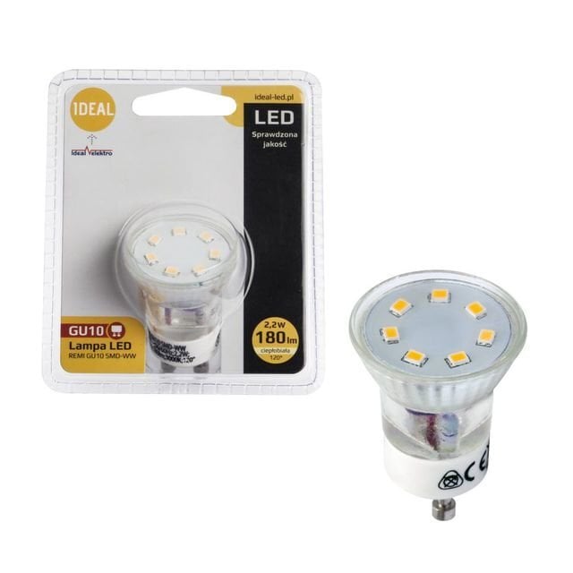 LED lemputė Kanlux Ideal GU10 2,2W 180lm kaina ir informacija | Elektros lemputės | pigu.lt