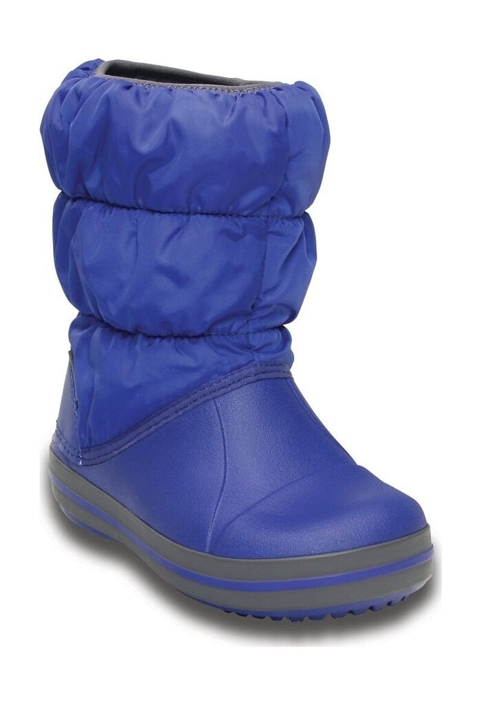 Crocs™ žieminiai batai Winter Puff Boot Kids, Blue/Light grey цена и информация | Žieminiai batai vaikams | pigu.lt