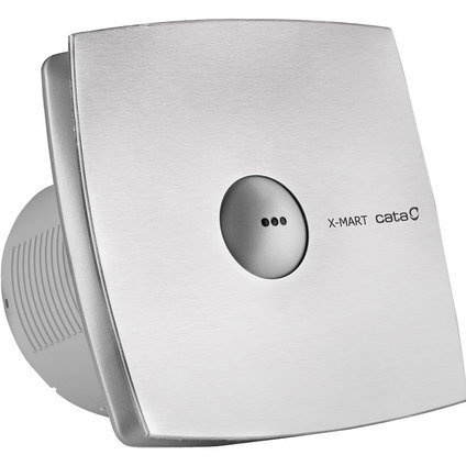 Ištraukimo ventiliatorius Cata X-mart Matic 100 Inox, T98mm kaina ir informacija | Vonios ventiliatoriai | pigu.lt