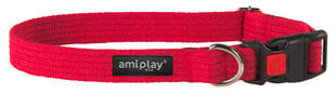 Amiplay reguliuojamas​ antkaklis su užraktu, XL, raudonas     kaina ir informacija | Antkakliai, petnešos šunims | pigu.lt