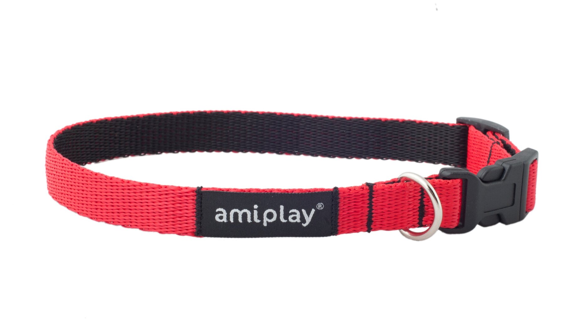 Amiplay reguliuojamas antkaklis Twist, S, raudonas kaina ir informacija | Antkakliai, petnešos šunims | pigu.lt