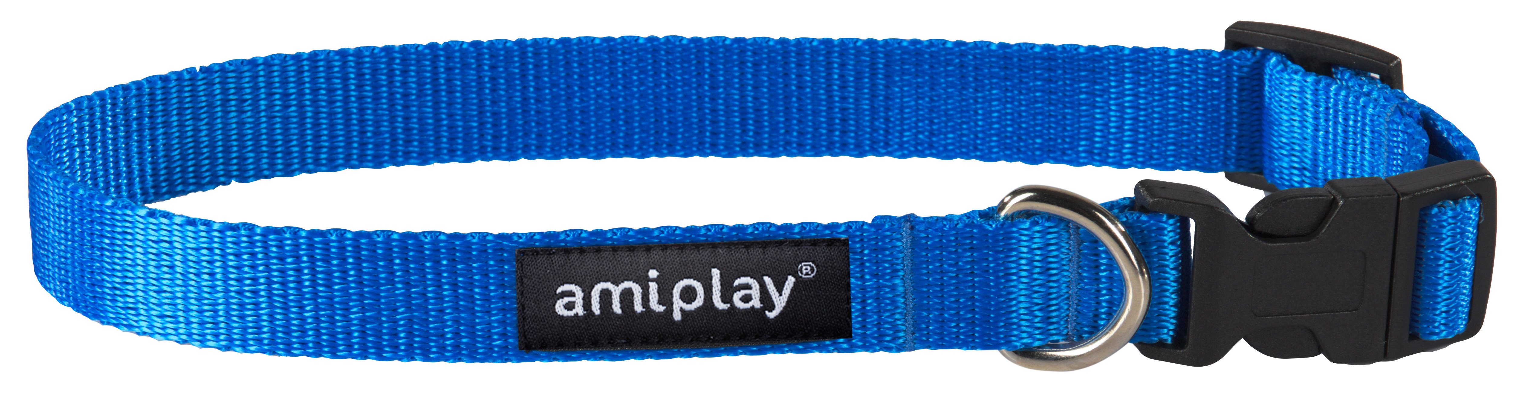 Amiplay reguliuojamas​ antkaklis Basic, M, mėlynas  