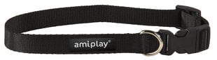 Pегулируемый ошейник Amiplay Basic, XL, черный цена и информация | Ошейники, подтяжки для собак | pigu.lt