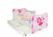 Lova Halmar Happy Fairy, 70x140 cm, balta/rožinė kaina ir informacija | Vaikiškos lovos | pigu.lt