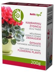 Baltic Agro trąšos kambarinėms žydinčioms gėlėms, 200g kaina ir informacija | Baltic Agro Sodo prekės | pigu.lt