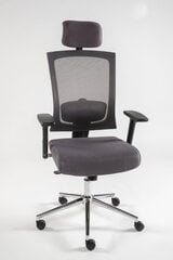 Biuro kėdė Virginia, pilka kaina ir informacija | Biuro kėdės | pigu.lt