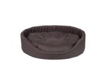 Amiplay кроватка Oval Basic, S, коричневый​