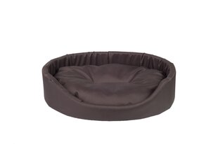 Amiplay кроватка Oval Basic, M, коричневый​​ цена и информация | Лежаки, домики | pigu.lt