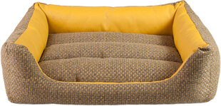 Amiplay кроватка Sofa ZipClean 4 в 1 Morgan, S, желтый цена и информация | Лежаки, домики | pigu.lt