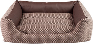 Amiplay кроватка Sofa ZipClean 4 в 1 Morgan, M, коричневый​ цена и информация | Лежаки, домики | pigu.lt