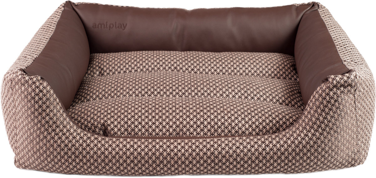 Amiplay guolis Sofa ZipClean 4 in 1 Morgan​, M, rudas   kaina ir informacija | Guoliai, pagalvėlės | pigu.lt