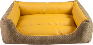 Amiplay кроватка Sofa ZipClean 4 в 1 Morgan, M, желтый цена и информация | Лежаки, домики | pigu.lt