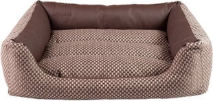 Amiplay кроватка Sofa ZipClean 4 в 1 Morgan, L, коричневый​​​ цена и информация | Лежаки, домики | pigu.lt