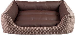 Amiplay кроватка Sofa ZipClean 4 в 1 Morgan, XL, коричневый​ цена и информация | Лежаки, домики | pigu.lt