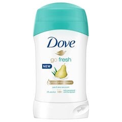 Pieštukinis dezodorantas Dove Go Fresh Pear & Aloe Vera, 40 ml цена и информация | Дезодоранты | pigu.lt