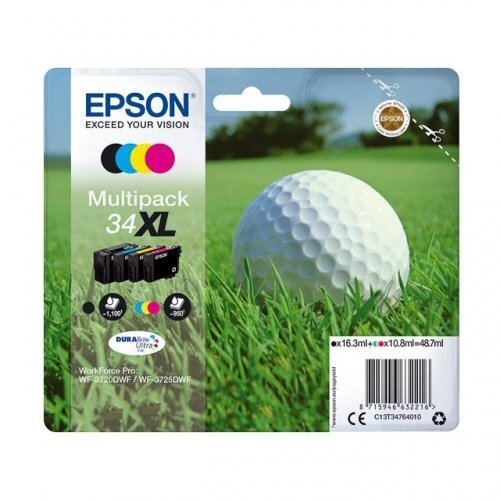 Epson C13T34764010, 3 spalvos цена и информация | Kasetės rašaliniams spausdintuvams | pigu.lt