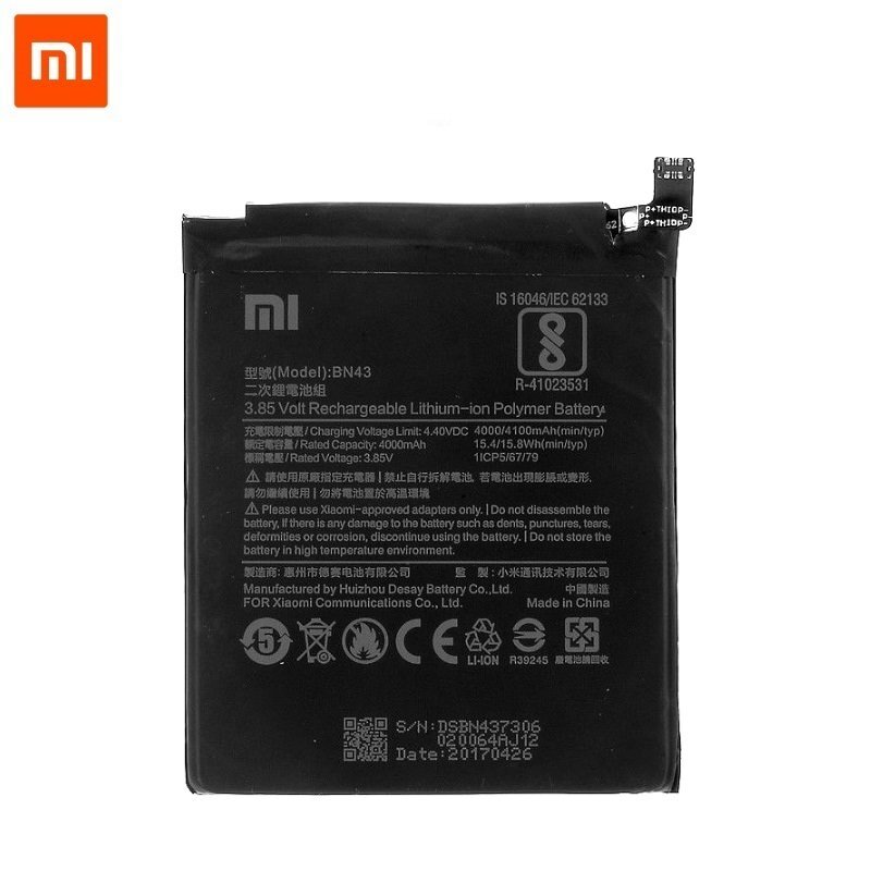 Xiaomi BN43 Original battery for Redmi Note 4x Li-Pol 4000mAh (OEM) цена и информация | Akumuliatoriai telefonams | pigu.lt