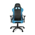 Игровое кресло Arozzi Verona V2, чёрное/синее