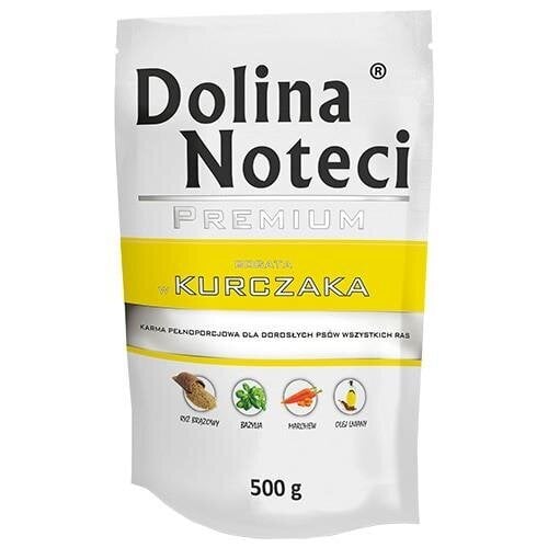 DOLINA NOTECI šlapias suaugusių šunų maistas, su jautiena, kiauliena ir vištiena, 500 g цена и информация | Konservai šunims | pigu.lt