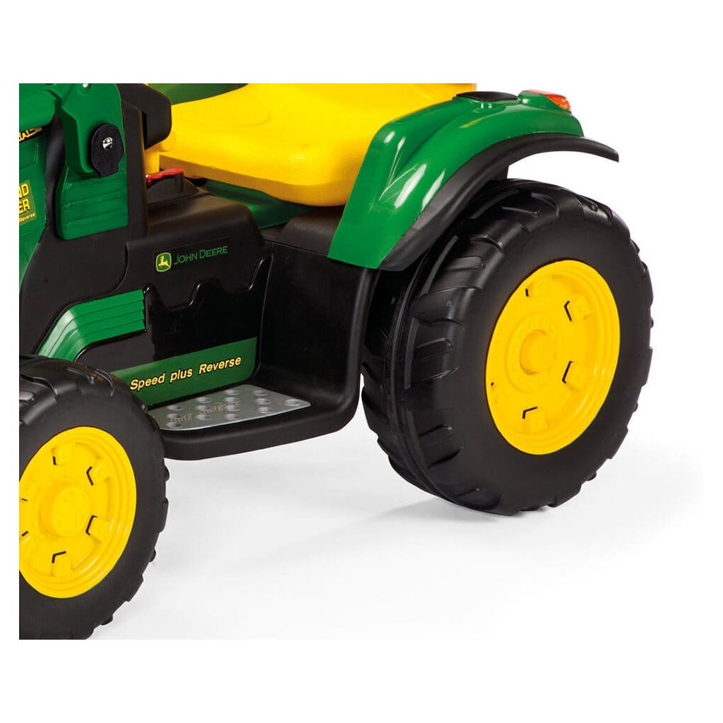 Vaikiškas vienvietis elektrinis traktorius Peg Perego John Deere Ground Loader 12V, žalias kaina ir informacija | Elektromobiliai vaikams | pigu.lt