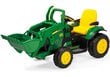 Vaikiškas vienvietis elektrinis traktorius Peg Perego John Deere Ground Loader 12V, žalias kaina ir informacija | Elektromobiliai vaikams | pigu.lt