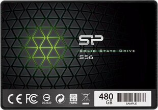 Silicon Power S56 480GB SATA3 (SP480GBSS3S56A25) цена и информация | Внутренние жёсткие диски (HDD, SSD, Hybrid) | pigu.lt