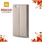 Telefono dėklas Mocco Smart Magnet Book Case, skirtas Huawei P8 Lite telefonui, auksinis kaina ir informacija | Telefono dėklai | pigu.lt