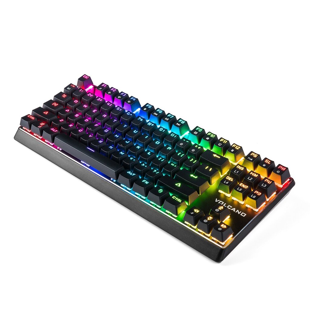 Modecom LanParty RGB Outemu Blue, mechaninė klaviatūra цена и информация | Klaviatūros | pigu.lt