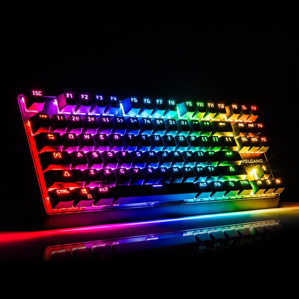 Modecom LanParty RGB Outemu Brown kaina ir informacija | Klaviatūros | pigu.lt