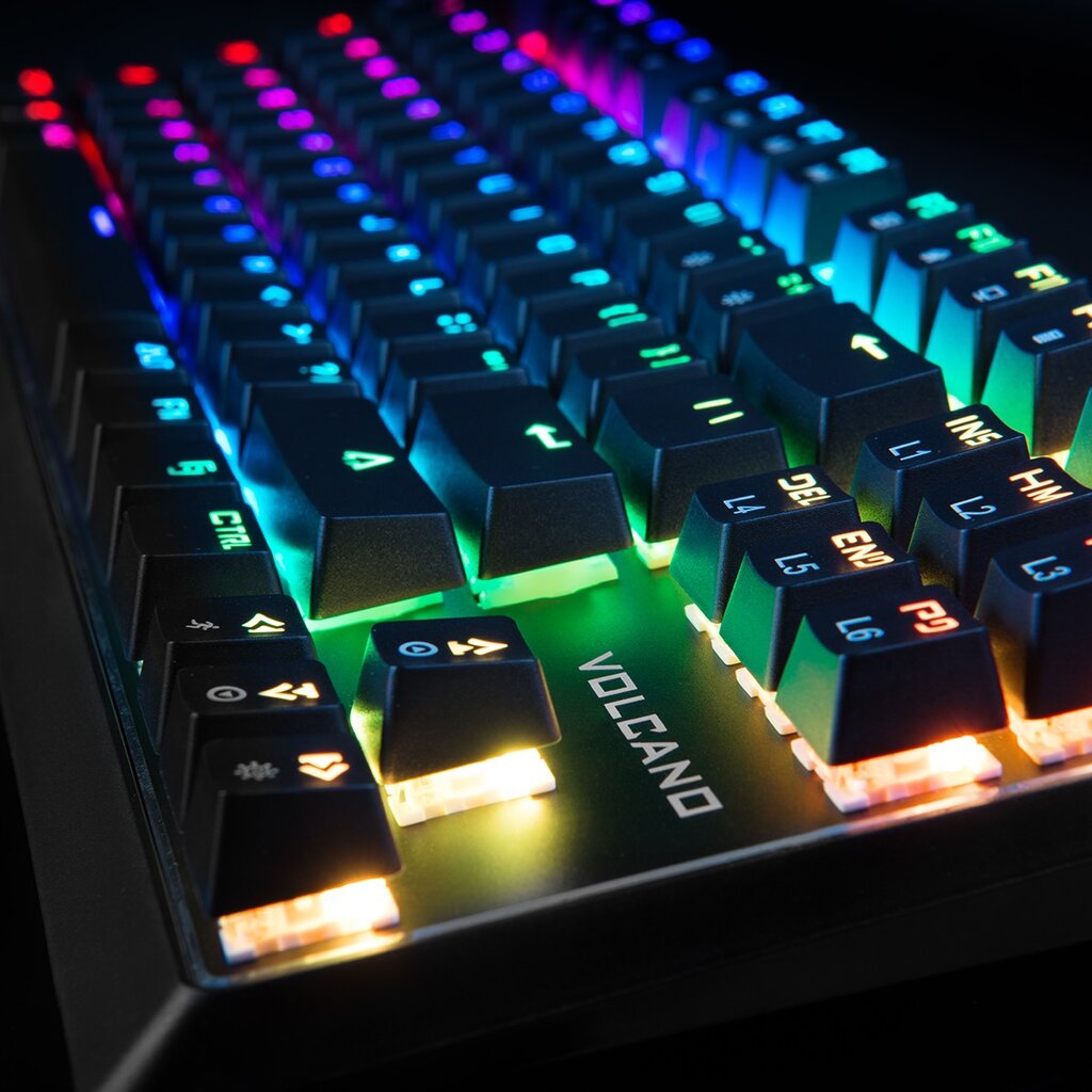 Modecom LanParty RGB Outemu Brown kaina ir informacija | Klaviatūros | pigu.lt