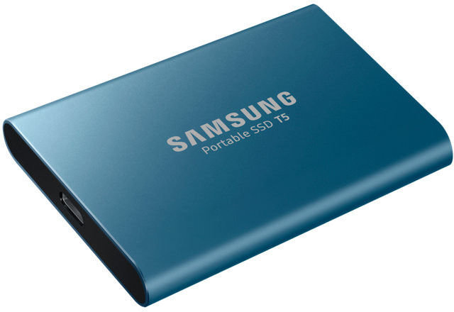 Samsung T5 2.5 '' 500GB USB, SSD išorinis kietasis diskas, 3.1 Mėlyna цена и информация | Išoriniai kietieji diskai (SSD, HDD) | pigu.lt