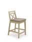 Baro- pusbario kėdė Halmar Borys low, ąžuolo/smėlio spalvos kaina ir informacija | Virtuvės ir valgomojo kėdės | pigu.lt