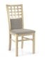 2-jų kėdžių komplektas Halmar Gerard 3, ąžuolo/pilkos spalvos цена и информация | Virtuvės ir valgomojo kėdės | pigu.lt