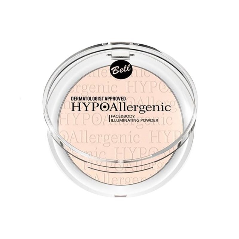 Spindesio suteikianti veido ir kūno pudra Bell HypoAllergenic Face & Body 6 g, 01 kaina ir informacija | Makiažo pagrindai, pudros | pigu.lt