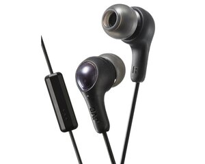 JVC HA-FX7M-B-E Gymy Plus наушники с пультом и микрофоном черный цена и информация | Теплая повязка на уши, черная | pigu.lt