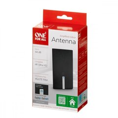 ONE For ALL Amplified Indoor Antenna цена и информация | ТВ-антенны и аксессуары к ним | pigu.lt