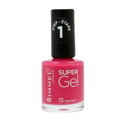 Nagų lakas Rimmel London SuperGel By Kate 12 ml, 026 Sun Fun Daze kaina ir informacija | Nagų lakai, stiprintojai | pigu.lt